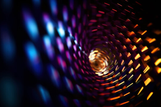 Ultra futurist tech abstract background. Generative AI