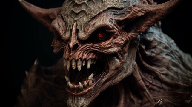 Hyper Realistic Vampire Statue