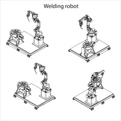 Welding, Robot, System, Welding robot, CAD files, welding machine, engineering, industrial, Automation, 4.0 technology, Industry 4.0, manufacture, AI