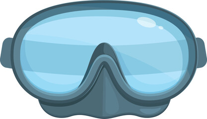 Dive equipment icon cartoon vector. Scuba mask. Summer water travel