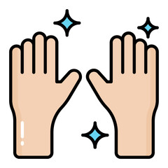 Hygiene Line Color Icon