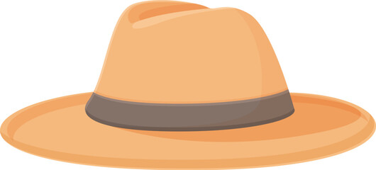 Costume cowboy hat icon cartoon vector. Western rodeo. Wild accessory