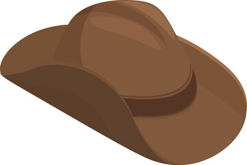 Cowboy hat design icon cartoon vector. Western texas. Clothing costume