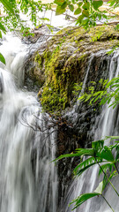  Long exposure of a waterfall in Costa Rica rain forest