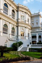 Exterior of the Falaknuma palace in Hyderabad, Telangana, India, Asia