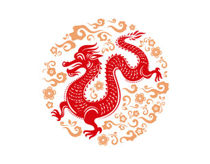 Dragon, Chinese New Year, Traditional Chinese Dragon character