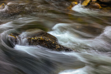 Water flowing over rocks in Great Smoky Mountains National Park