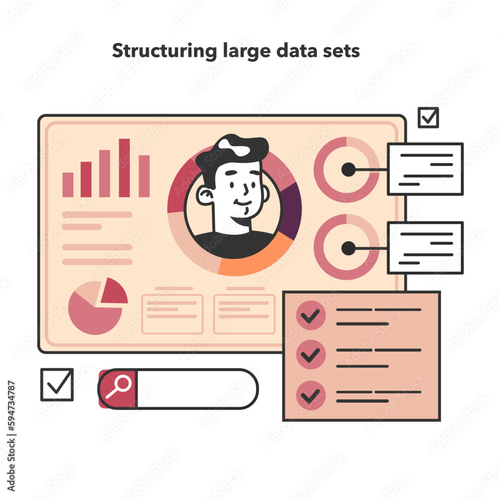 Poster bid data structuring. data science and optimization for machine