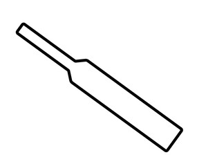 Cricket bat vector icon