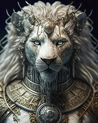 Metal lion