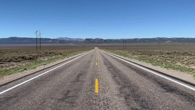 US 50 The Loneliest Road in America - The Original Old Road of Route 50 - US Hwy 50 across the USA