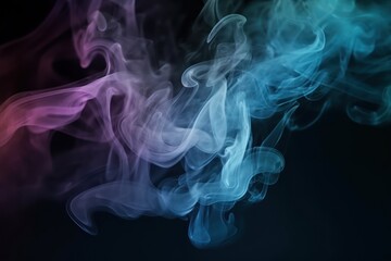 Fototapeta premium Abstract smoke background, generative AI