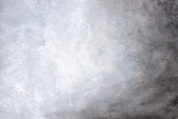 Close up view of white light on gray distressed isolated background
