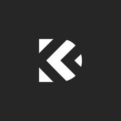 modern creative DK logo designs 