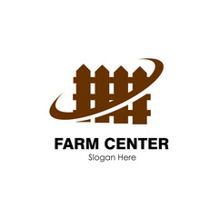 farm center logo design concept