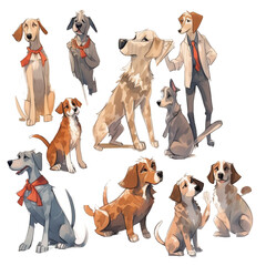 Cartoon Dog, Generated ai