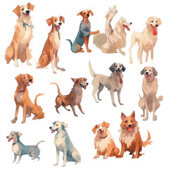 Cartoon Dog, Generated ai