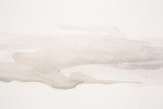 Pastel light purple waves on white isolated background