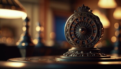 Casino background concept with beautiful lightning generative ai