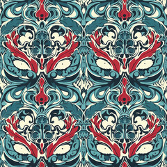 This seamless pattern is perfect as a decorative element in various design projects or as a seamless background for websites, social media posts, and printed materials. 