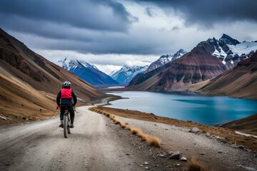 Berg Landschaft im Sommer See