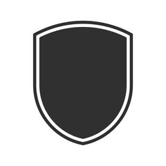 shield vector icon. protect symbol. suitable for any purpose
