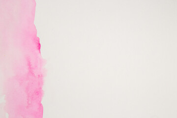 Top view of purple waves on white isolated background