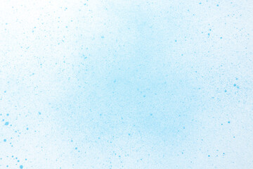 above view blue paint on white surface artist bright art painting exhibition frame photo horizontal color