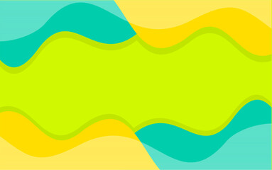  Abstract Geometric waves background template with color bright