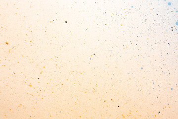 above view colored paints on white surface artist photo bright art painting exhibition frame horizontal colors