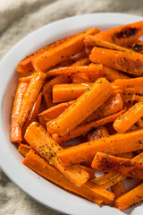 Homemade Organic Roasted Carrots