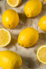 Organic Raw Seedless Yellow Lemons
