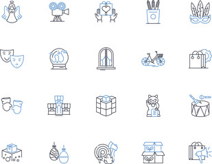 Small batch line icons collection. Handcrafted, Limited, Artisanal, Exclusive, Specialty, Authentic, Unique vector and linear illustration. Careful,Distinctive,Select outline signs set