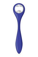 Bottle opener. Vector cartoon icon. Tool for open isolated on white background. Flat style sign