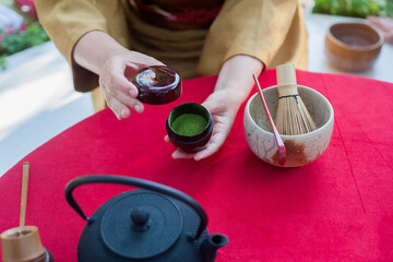 Matcha and tea ceremony