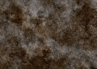 Grunge dark grey background with brown undertone strokes in watercolor acrylic gouache paint texture. Hand drawn watercolor pattern with brush strokes, Old vintage scratches, stain, rock splats,	