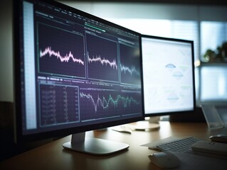 Dashboard on a computer screen