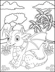 Dragon Coloring Pages For Kids