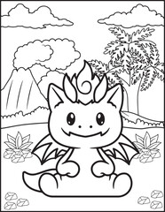 Dragon Coloring Pages For Kids