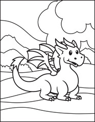 Dragon Coloring Pages For Kids