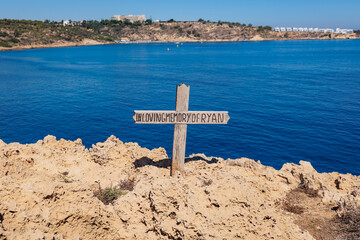 Ayioi Anargyroi small chapel in Cape Greco National Park, Cyprus