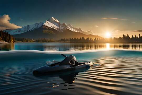 jett boat in the lake