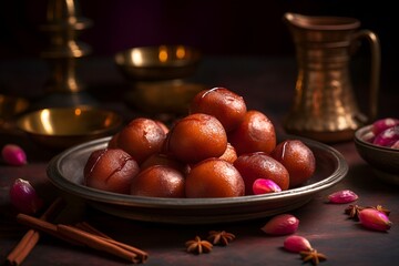 Gulab Jamun, Indian Cuisine, Dessert