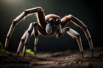 macro shot of a spider