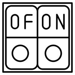 on off button icon