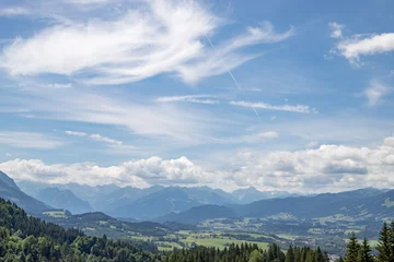 Fototapeten Alpine foothills in summer © TJB