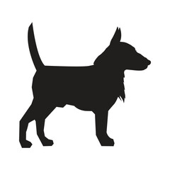 Dog Silhouette Vector Art, Icons design