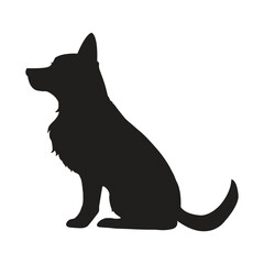 Dog Silhouette Vector Art, Icons design