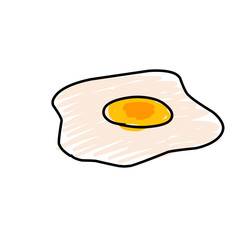 Doodle fried egg