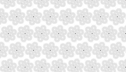 Seamless pattern with geometrical shapes .